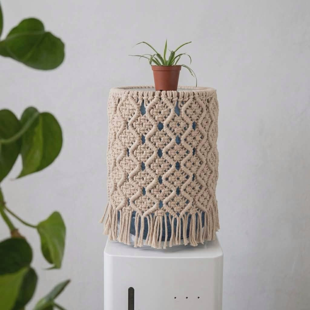 Macrame Boho Bloom Dispenser Cover