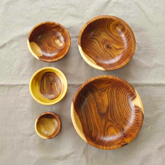 Natural Wooden Bowls