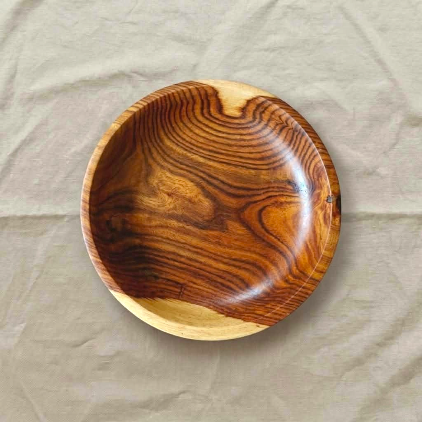 Large Natural Wooden Bowl