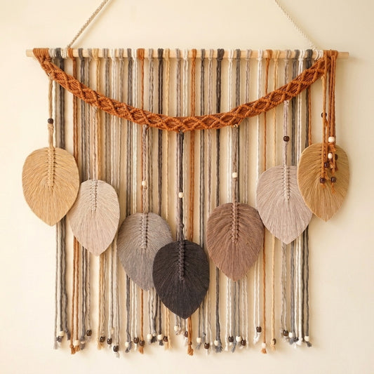 Autumn Whisper - Boho Macramé Wall Hanging