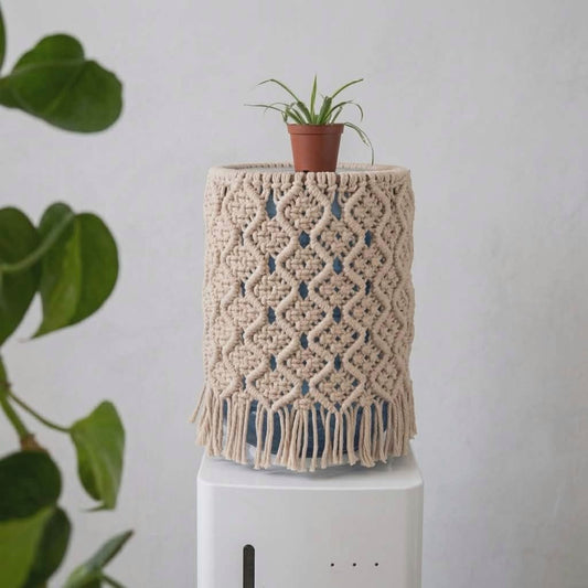 Macrame Boho Bloom Dispenser Cover