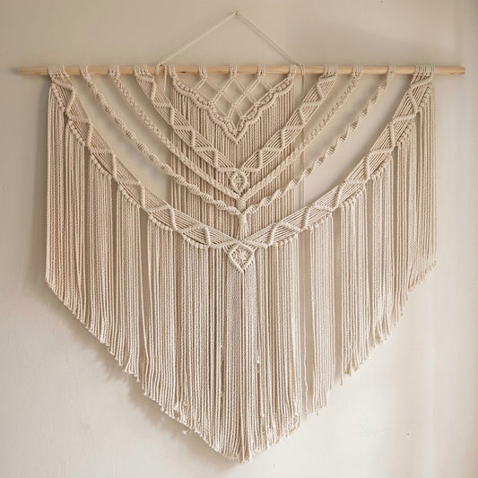 Macrame Wall Hanging, Boho Wall Decore