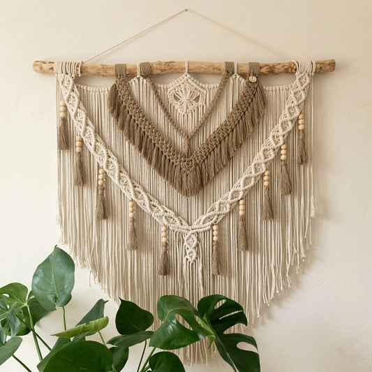 Macrame Wall Hanging, Boho Wall Decore